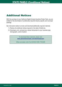 Additional Notices