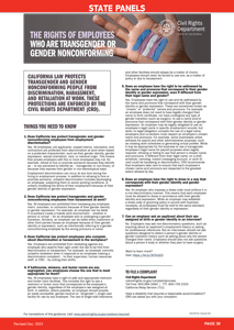 Transgender Rights in the Workplace