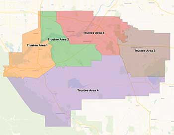 RCCD Trustee Map