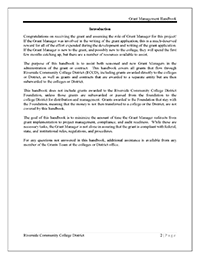 Grant Management Handbook