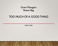 brown bag march 2023