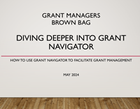 brown bag November 2024