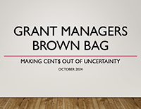 brown bag October 2024