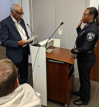 Gates Sworn in as RCCD's Chief of Police