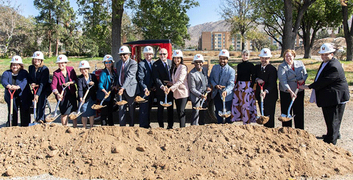 student housing groundbreaking event